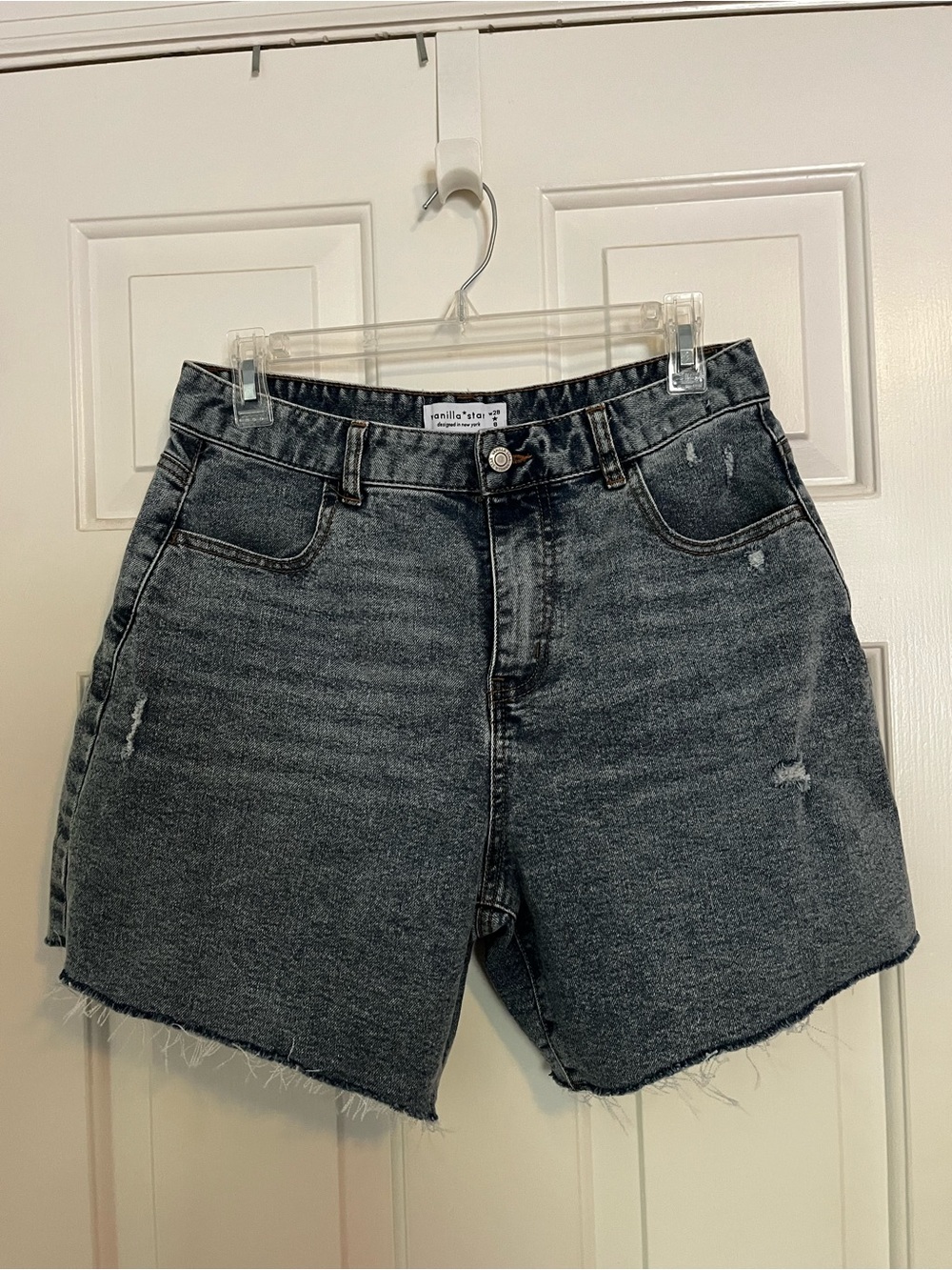 Vanilla Star Denim High-Rise Shorts
